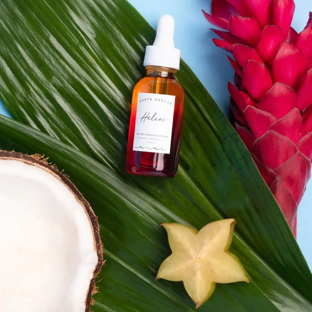 EARTH HARBOR HELIOS Anti-Pollution Youth Ampoule 1oz $48 NIB CLEAN BEAUTY